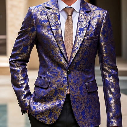 Men's Paisley Print Blazer #25062076 - Blazers | Blue / M