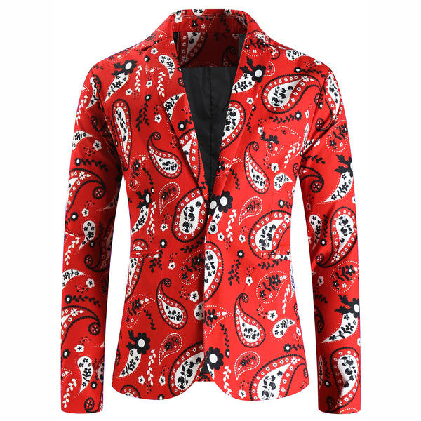 Men's Print Suit #2TZ2523