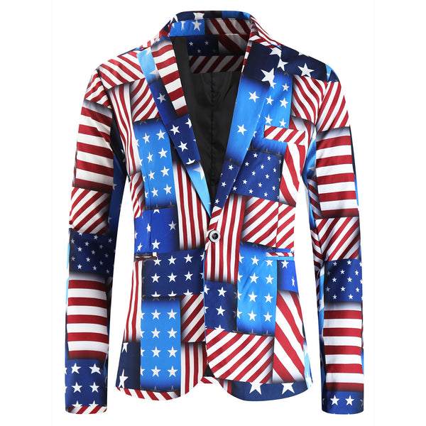 Men's Print Suit #2TZ2524