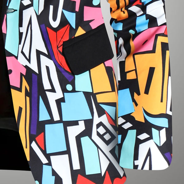 Men High Quality Print Blazers