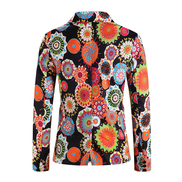 Men’s Colorful Floral Blazer #X1211