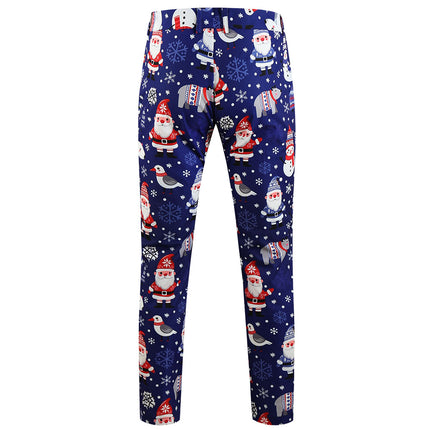 Men's Christmas Print Pants #XK657 - Pants | Multicolour / M