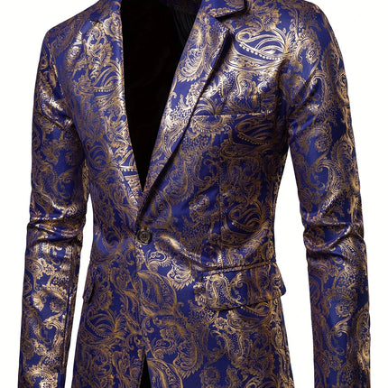 Men's Paisley Print Blazer #25062076 - Blazers | Blue / M