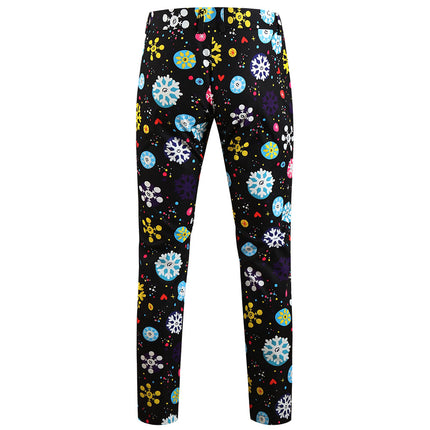 Men's Colorful Printed Vest Suit #2TZMK653 - Suits | Multicolour / M