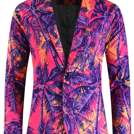 Men's Print Suit #2TZ2507 - Suits | Multicolour / M