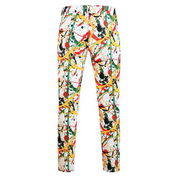Men’s Artistic Print Pants #XK1102