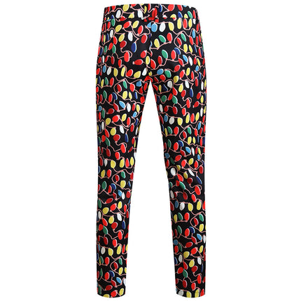 Men's Colorful Printed Pants #XK635 - Pants | Multicolour / M