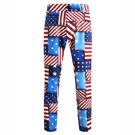 Men's Print Suit #2TZ2524 - | Multicolour / M