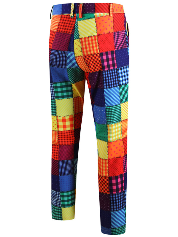 Regenbogen-Mehrfarbige Freizeithose