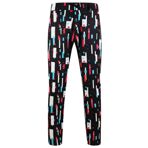 Men's Geometric Block Suit #2TZ-XX1138