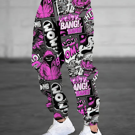 Men's Casual Print Joggers #25625011 - Pants | Color3 / S