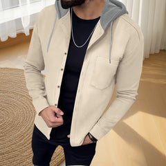 Men's Casual Waffle Hoodie #25703044 - | Blue / S