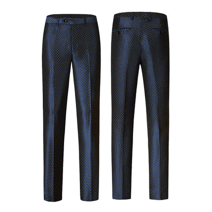 Men's Blue Dots Suit  #M8012