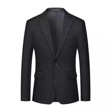 Men's Sparkling Plaid 3-Piece Suit  #S8511