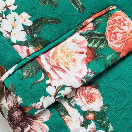 Men's Tropical Bloom Jacquard Blazer  #S8530
