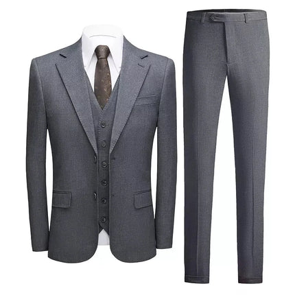 Men's 3 Piece Wedding Suit  #K8130
