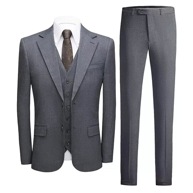 Men's 3 Piece Wedding Suit  #K8130