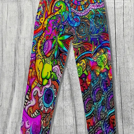 Men's Vibrant Print Pants #25061659 - Pants | Color1 / M