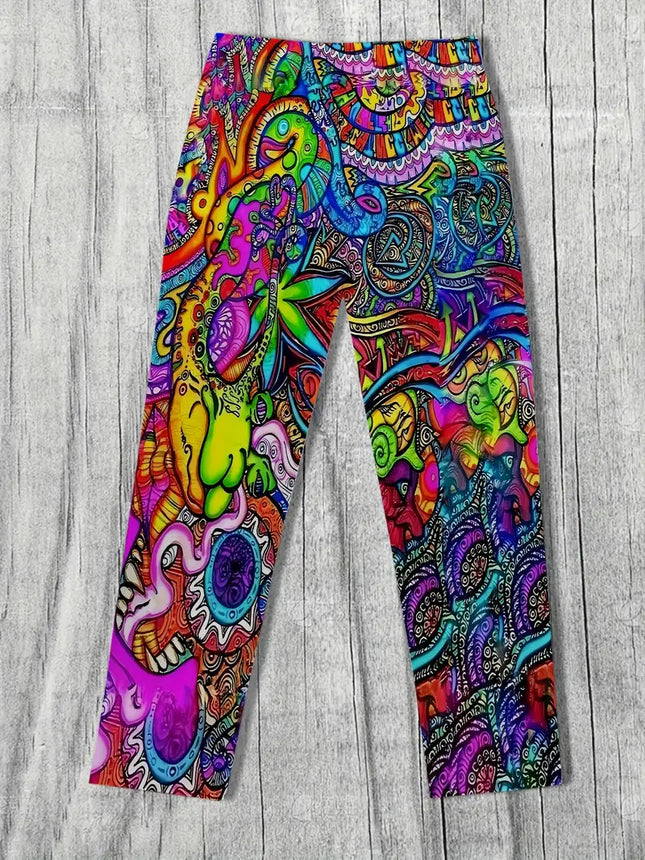 Men's Vibrant Print Pants #25061659 - Pants | Color1 / M