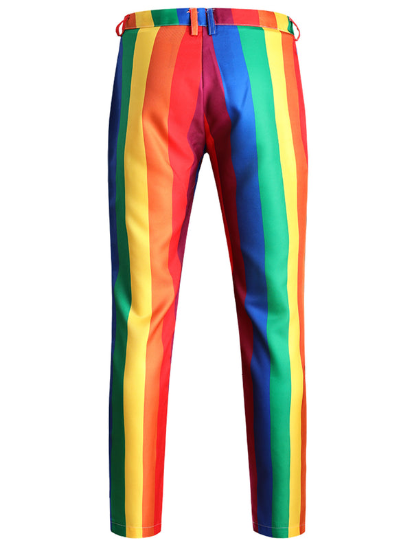 Men's Rainbow Vest Suit