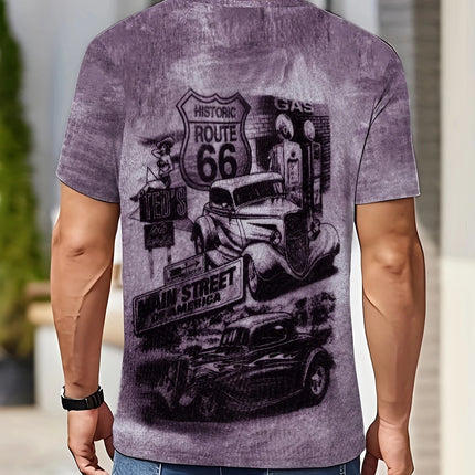 Men's Printed Comfy T-shirt #25701037 - | Khaki / S