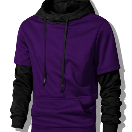 Men's Stylish Sweatshirt #25703042 - | Deep Purple / S