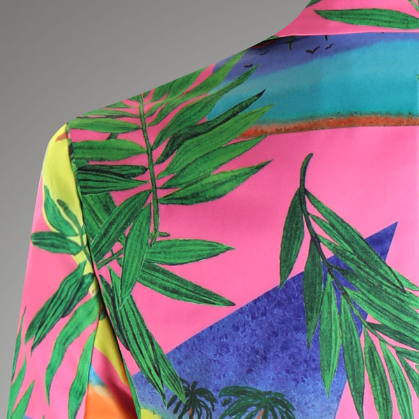 Men High Quality Print Blazers