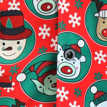 Men's Christmas Printed Vest #MJ638 - Vests | Multicolour / M