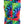 Men's Colorful Printed Vest Suit