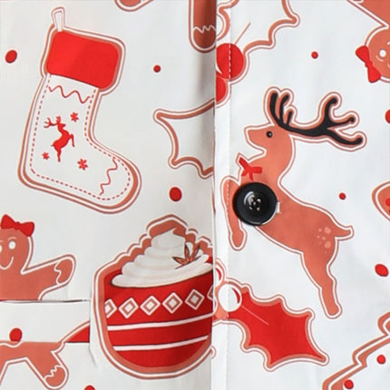Men's Christmas Printed Vest Suit #2TZMK654 - Suits | Multicolour / M