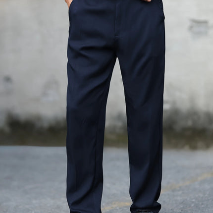 Men's Classic Straight Pants #25627025 - Pants | Navy Blue / S