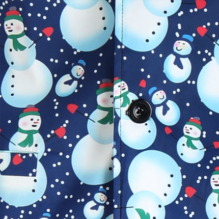 Men's Christmas Snowman Vest Suit #2TZMK645 - Suits | Blue / M