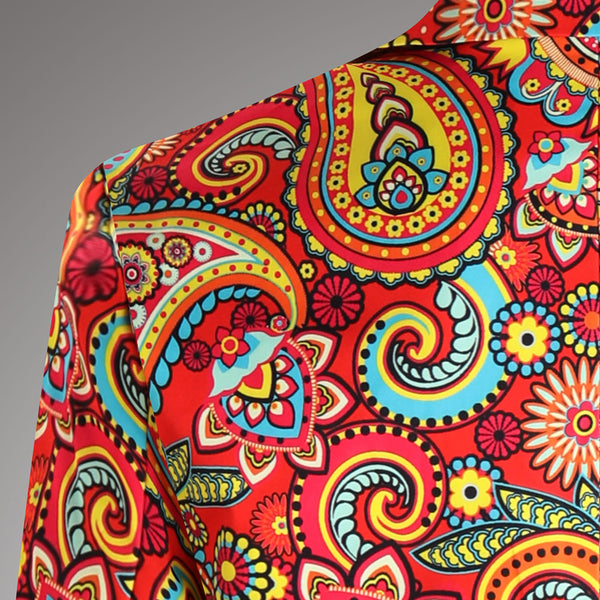Men High Quality Print Blazers