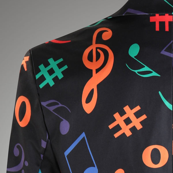 Men High Quality Print Blazers