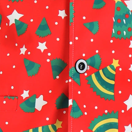 Men's Christmas Printed Vest Suit #2TZMK640 - Suits | Multicolour / M