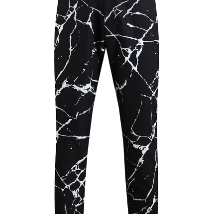 Black Casual Lightning-Print Men's Pants - Pants | Black / M