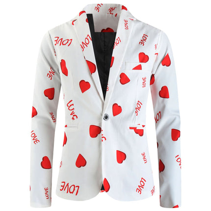 Men's Romantic Printed Suit #2TZ-XX241 - Suits | Multicolour / M