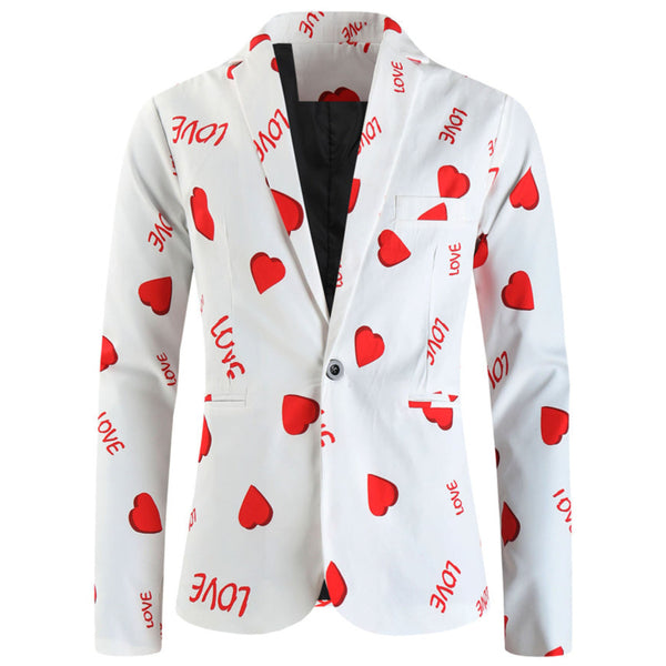 Men's Romantic Printed Suit #2TZ-XX241