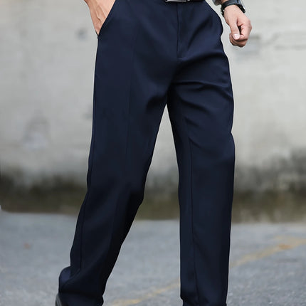 Men's Classic Straight Pants #25627025 - Pants | Deep gray / S