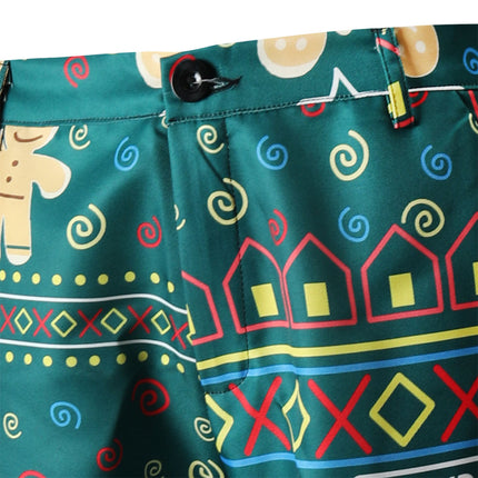 Men's Printed Vest Suit #2TZMK52 - Suits | Multicolour / M