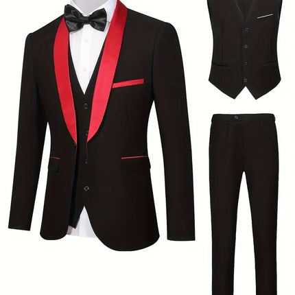 Men's 3pcs Suit #25061131 - Suits | Multicolour / XS