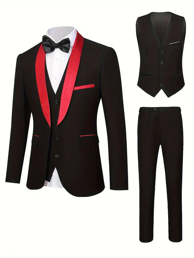 Men's 3pcs Suit #25061131 - Suits | Multicolour / XS