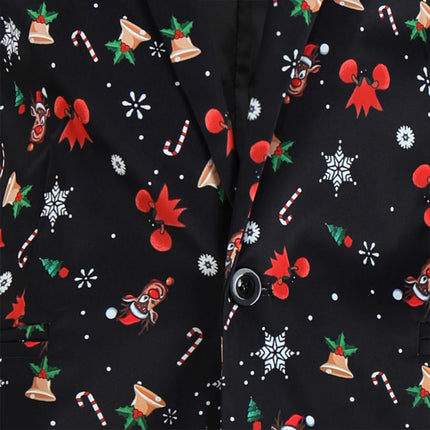 Men's Christmas Printed Suit #2TZ34 - Suits | Multicolour / M