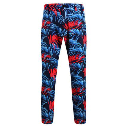Men's Print Suit #2TZ2504 - Suits | Multicolour / M