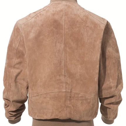Men's Vintage Bomber Jacket #25061348 - | Light Brown / S