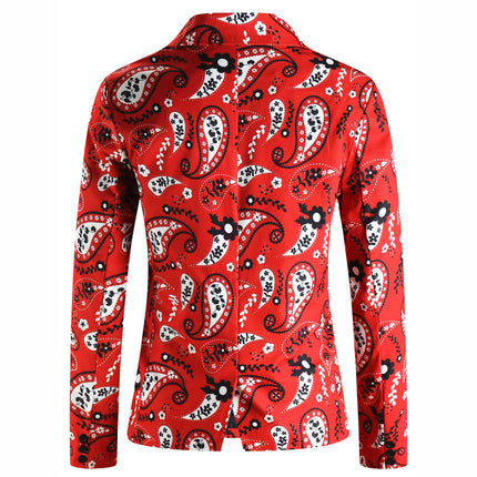 Men's Print Suit #2TZ2523 - Suits | Multicolour / M