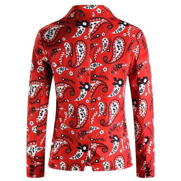 Men's Print Suit #2TZ2523