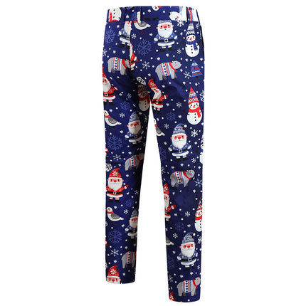 Men's Christmas Printed Vest Suit #2TZMK657 - Suits | Multicolour / M