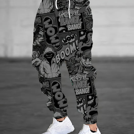 Men's Casual Print Joggers #25625011 - Pants | Color4 / S