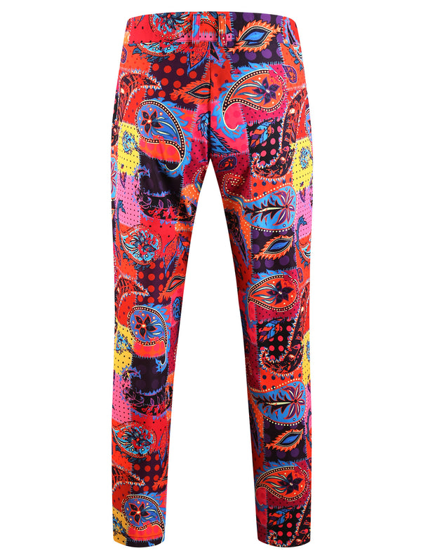 Men's Print Suit #2TZ2505